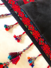 Load image into Gallery viewer, Traditional Embroidery Wall Art with Colorful Beaded Tassels
