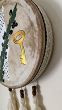 Load image into Gallery viewer, Handmade palestine Round Leather Tambourine Wall Decoration
