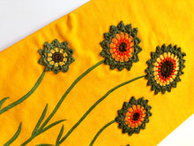 Load image into Gallery viewer, Crochet Sunflower Table Runner
