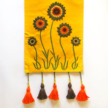 Load image into Gallery viewer, Crochet Sunflower Table Runner
